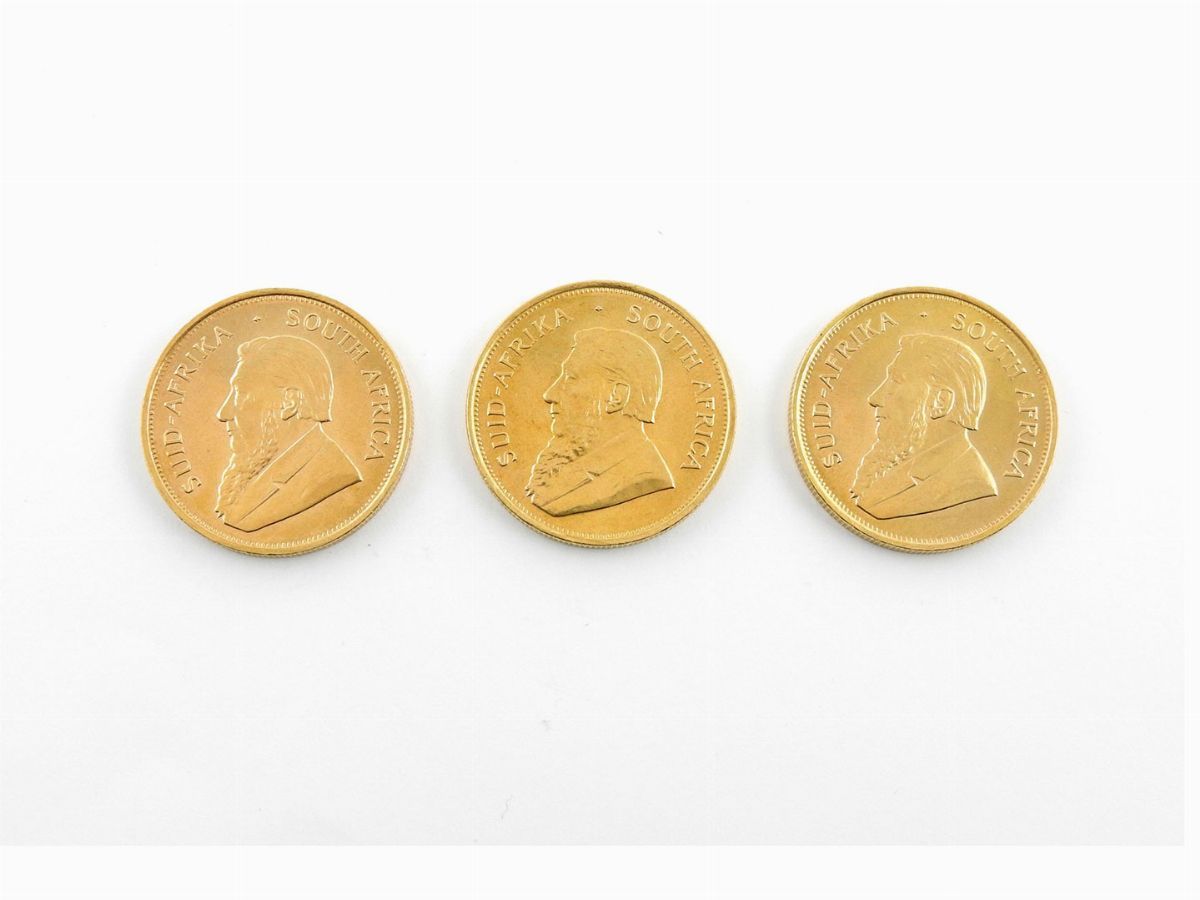 Tre Monete da un Krugerrand