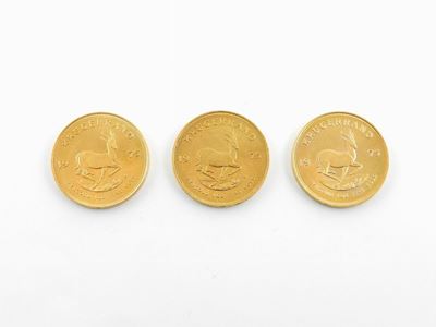 Tre Monete da un Krugerrand