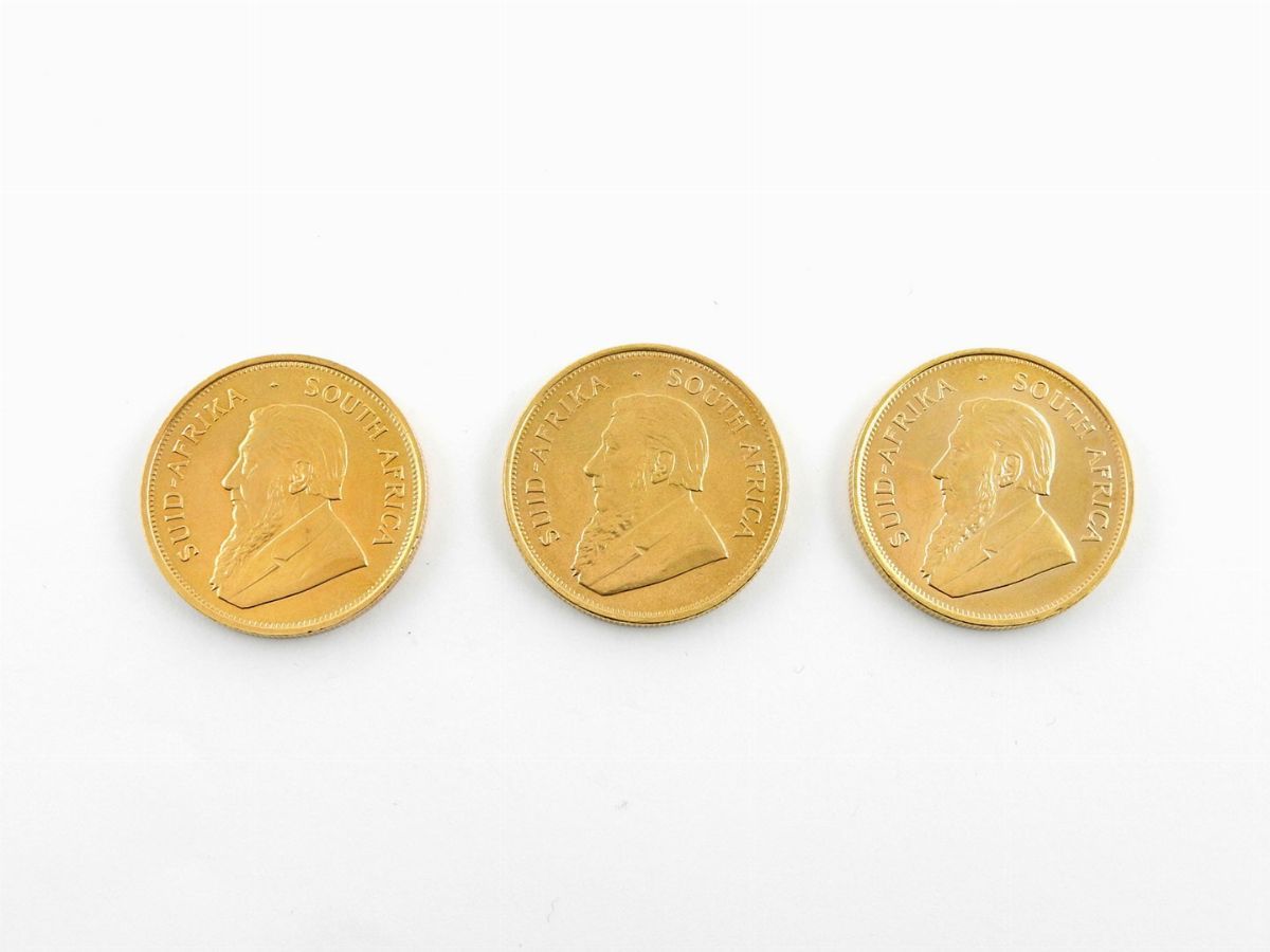 Tre Monete da un Krugerrand