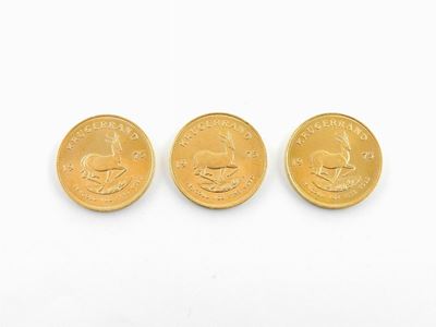 Tre Monete da un Krugerrand