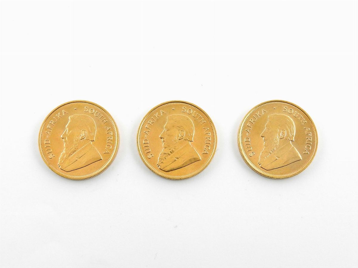 Tre Monete da un Krugerrand