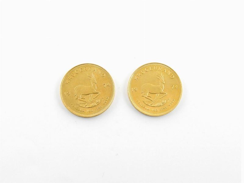 Due Monete da un Krugerrand
