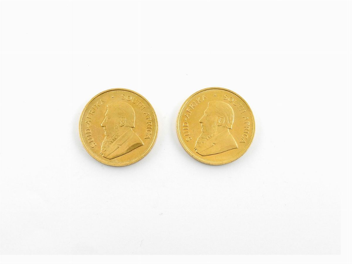 Due Monete da un Krugerrand