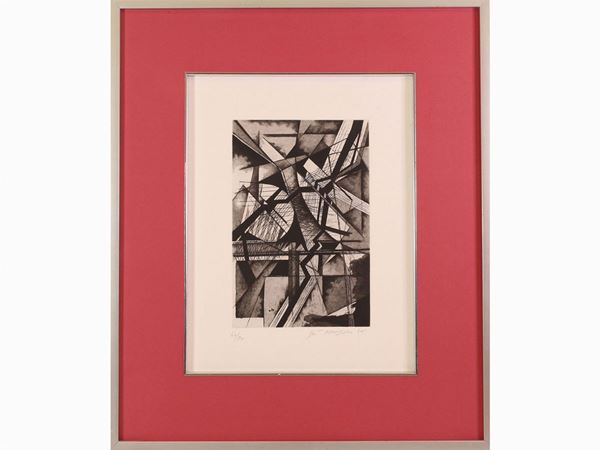 Gi&#242; Pomodoro : Composition  ((1930-2002))  - Auction Modern and Contemporary Art - Maison Bibelot - Casa d'Aste Firenze - Milano