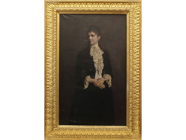 Italo Nunes Vais - Ritratto femminile 1892