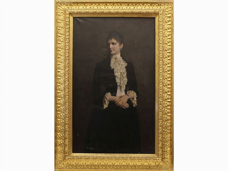 Italo Nunes Vais - Ritratto Femminile 1892