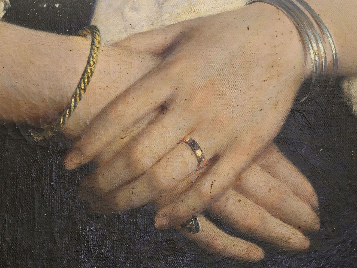 Italo Nunes Vais - Ritratto Femminile 1892