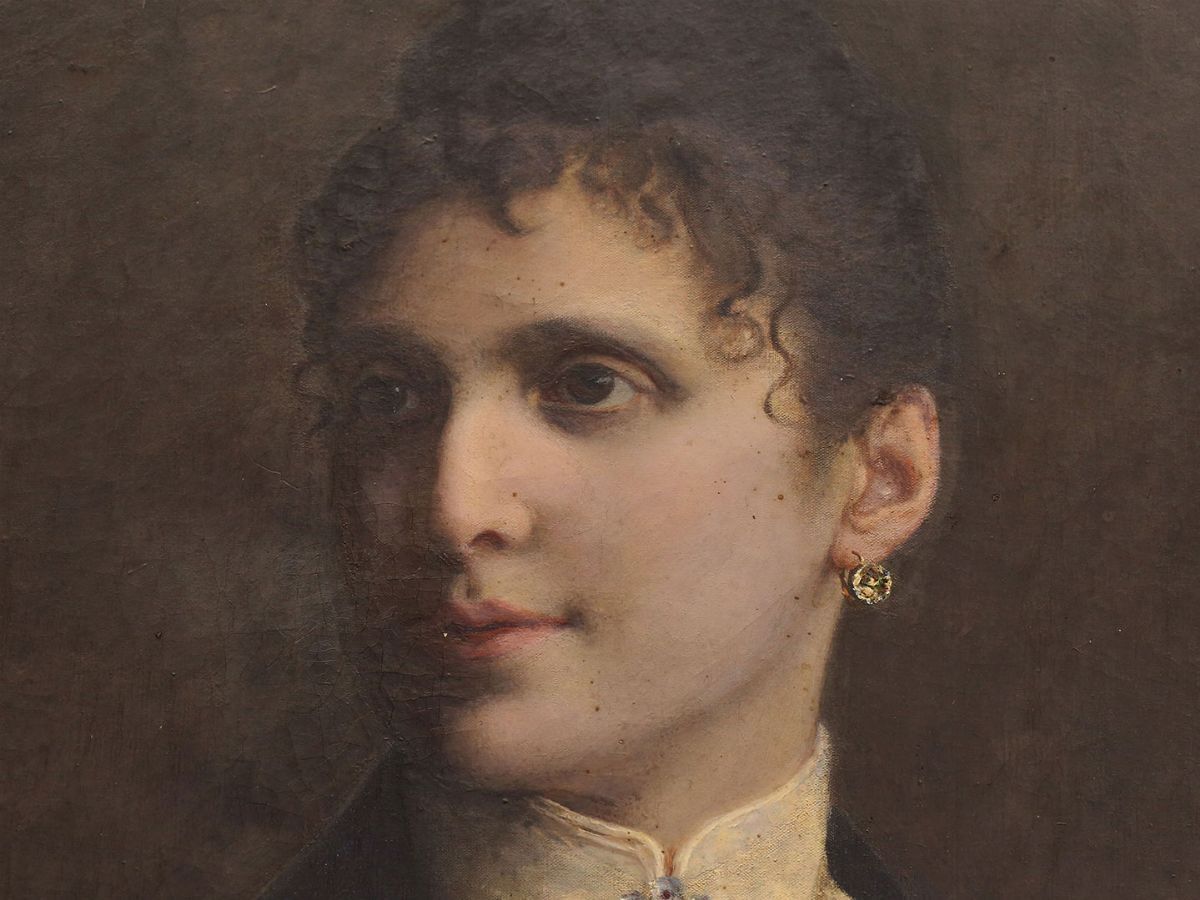 Italo Nunes Vais - Ritratto Femminile 1892