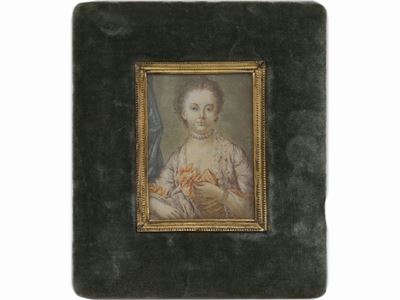Ritratto di Dama in Abiti Settecenteschi