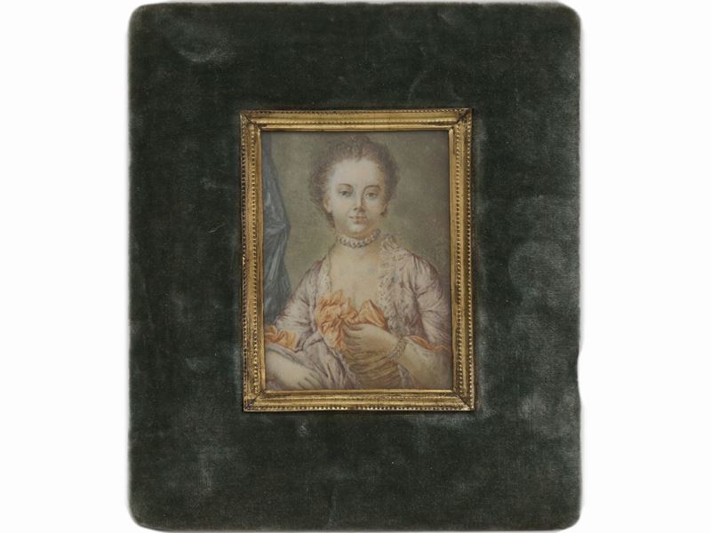 Ritratto di Dama in Abiti Settecenteschi