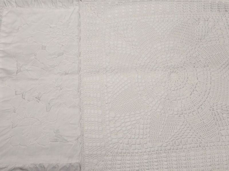 Lotto di Federe in Cotone Bianco