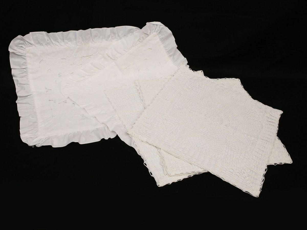 Lotto di Federe in Cotone Bianco