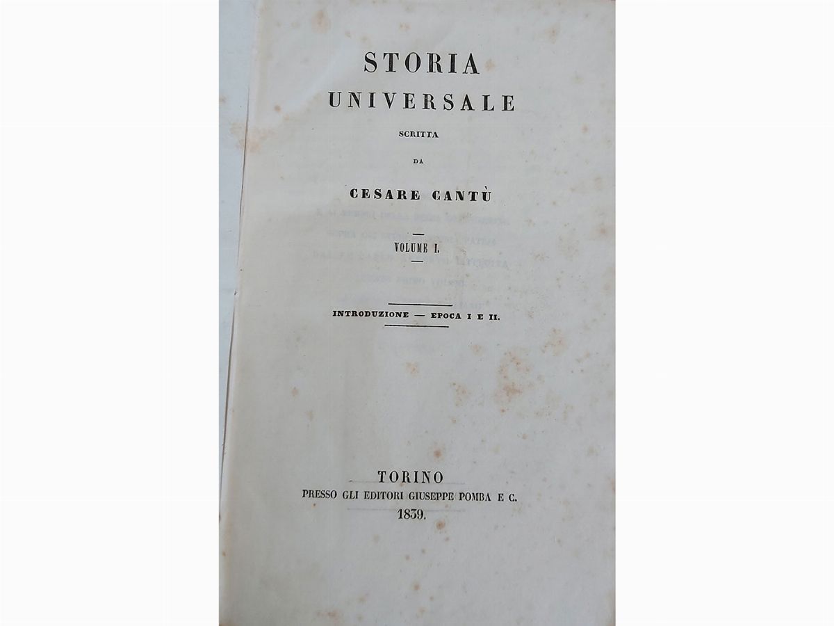Cesare Cantù - Storia Universale
