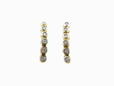 Orecchini in Oro Giallo con Diamanti