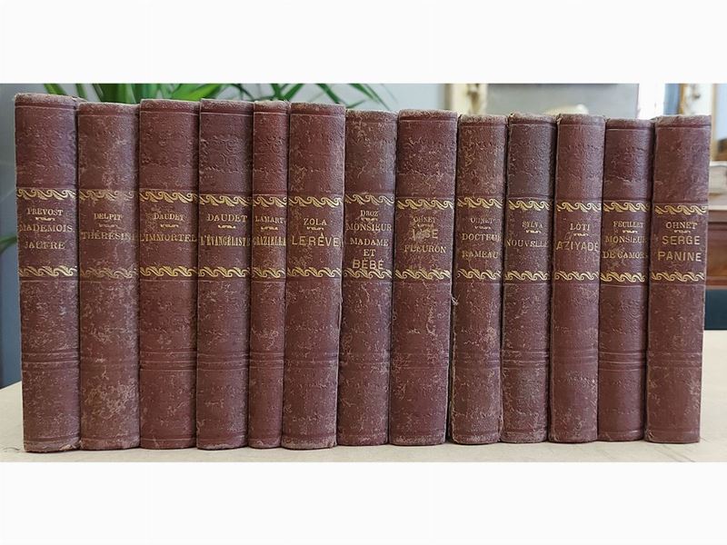 Lotto di Libri Francesi Dell'ottocento