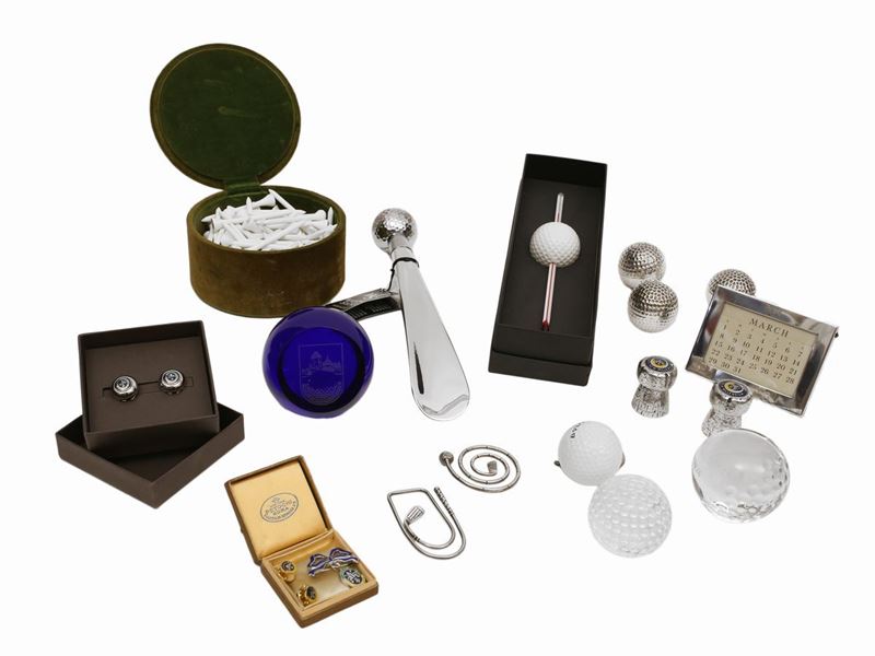 Lotto di Curiosità sul Gioco del Golf, Gucci, Bulgari, Rolex e Tiffany