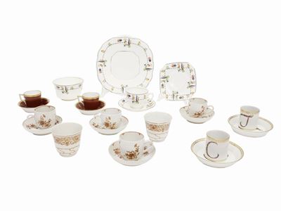 Lotto di Tazzine da Collezione Ginori Doccia