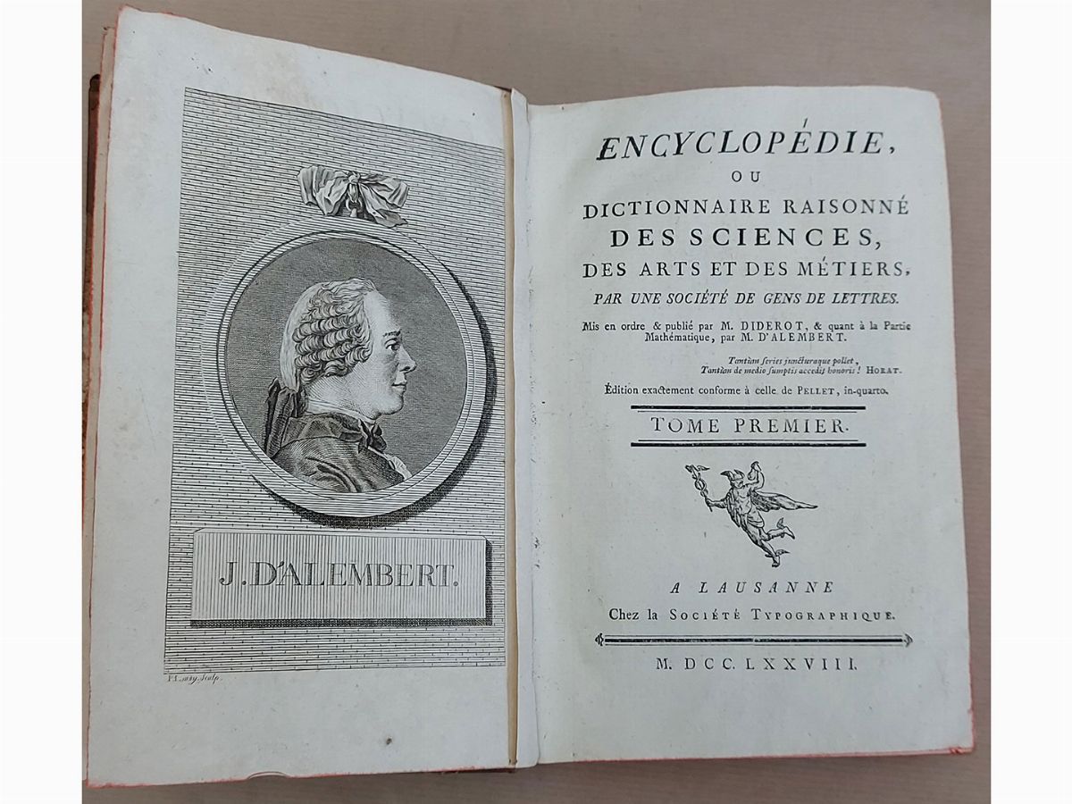 Encyclopédie Ou Dictionnaire Raisonné Des Sciences, Des Arts Et Des Métiers