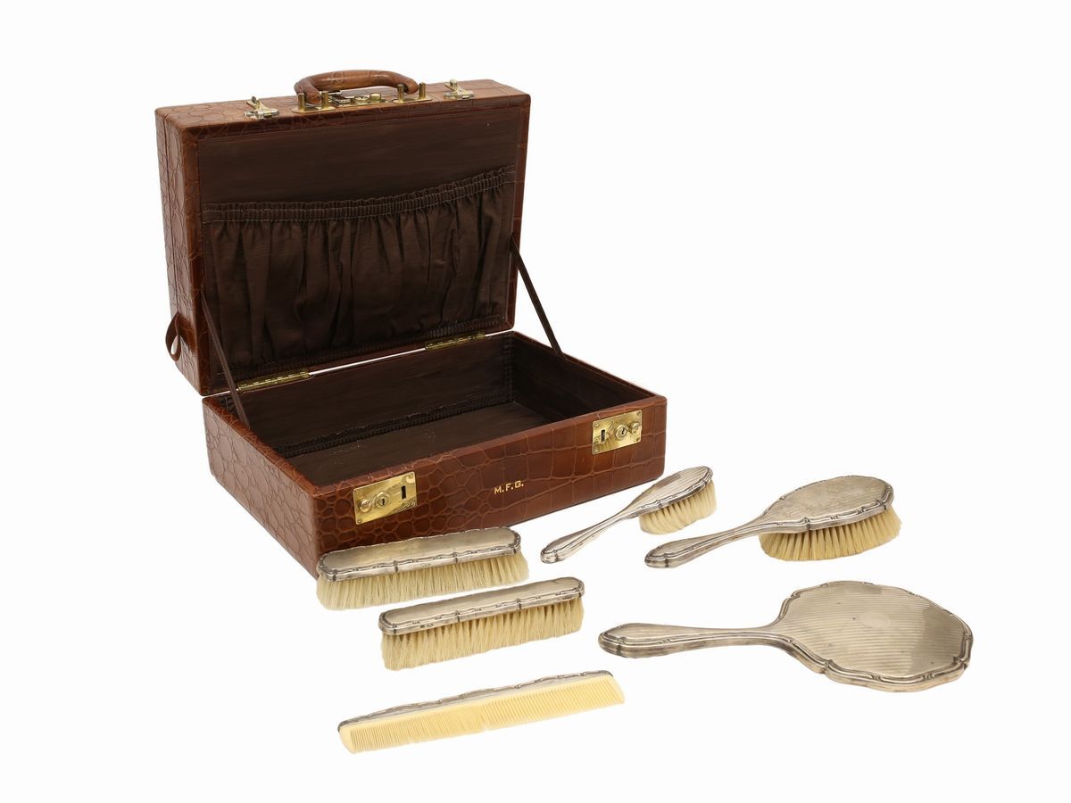 Set da Toilette in Argento