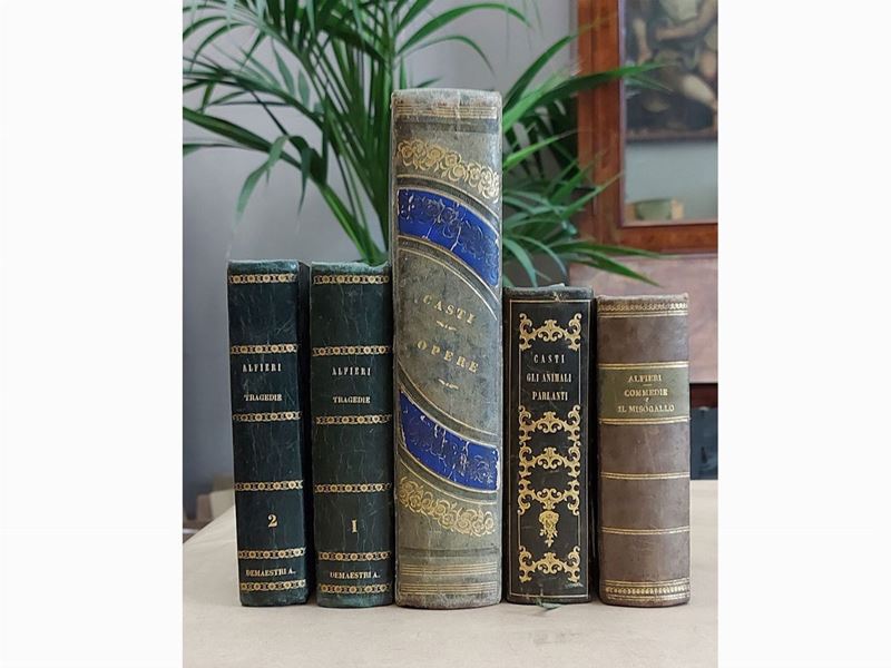 Lotto di Libri di Alfieri e Casti