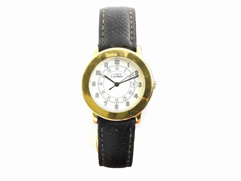 Orologio da Polso per Donna Cartier in Argento Placcato Oro