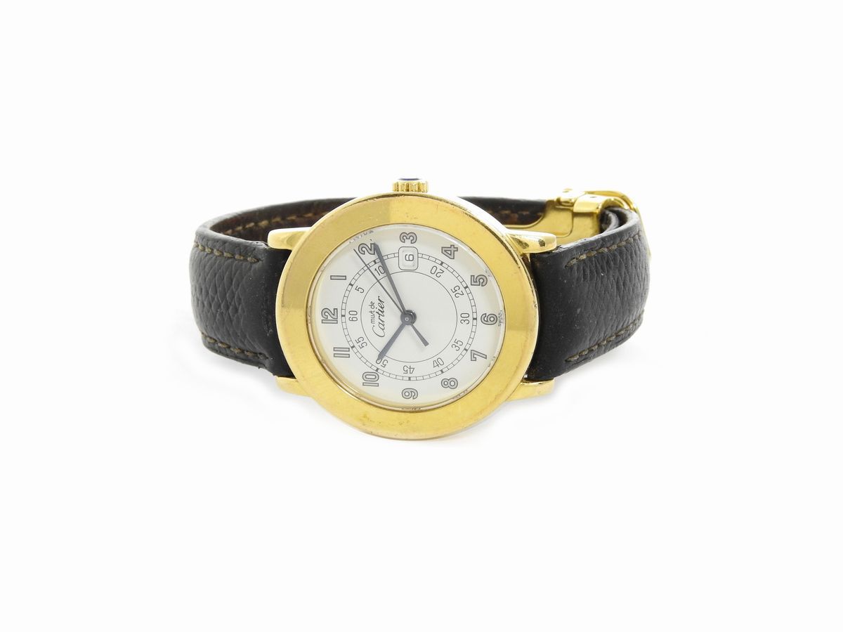 Orologio da Polso per Donna Cartier in Argento Placcato Oro