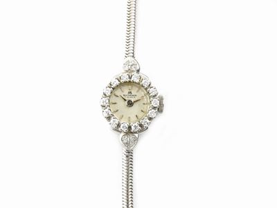 Orologio da Polso per Donna Bucherer in Oro Bianco con Diamanti