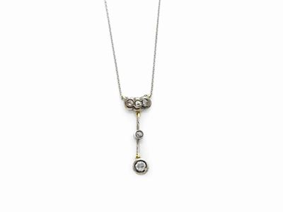 Collana in Oro Giallo con Diamanti