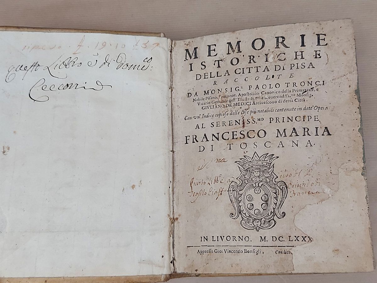 Paolo Tronci - Memorie Istoriche della Citta di Pisa