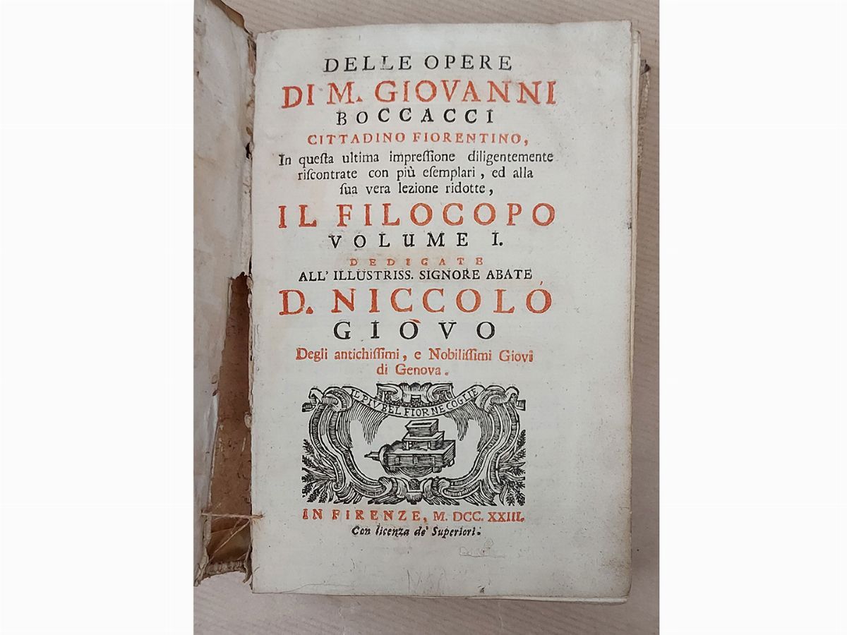 Giovanni Boccaccio - Delle Opere di M. Giovanni Boccacci Cittadino Fiorentino