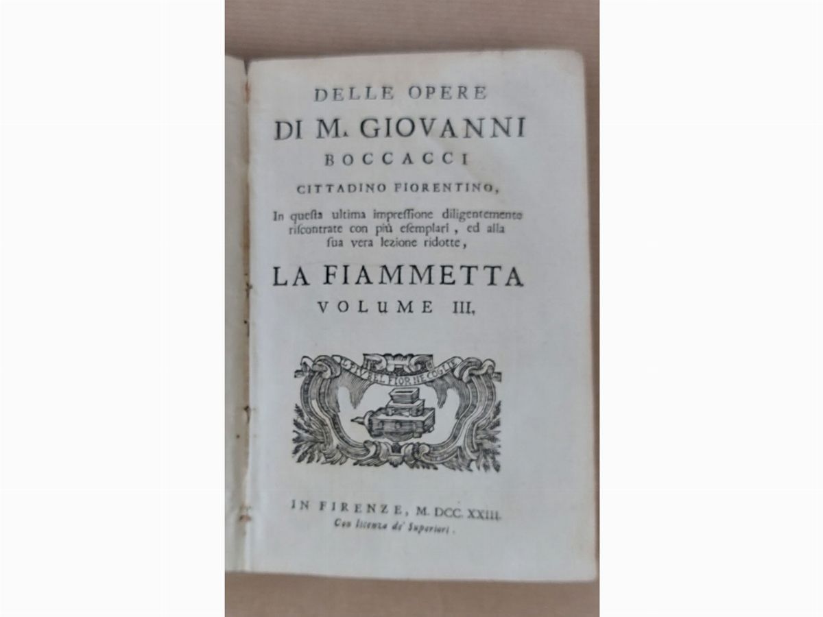 Giovanni Boccaccio - Delle Opere di M. Giovanni Boccacci Cittadino Fiorentino