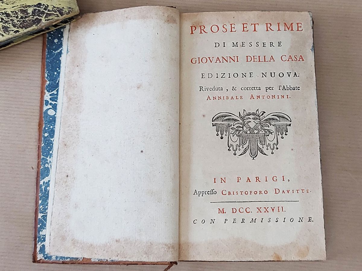 Giovanni della Casa - Prose Et Rime