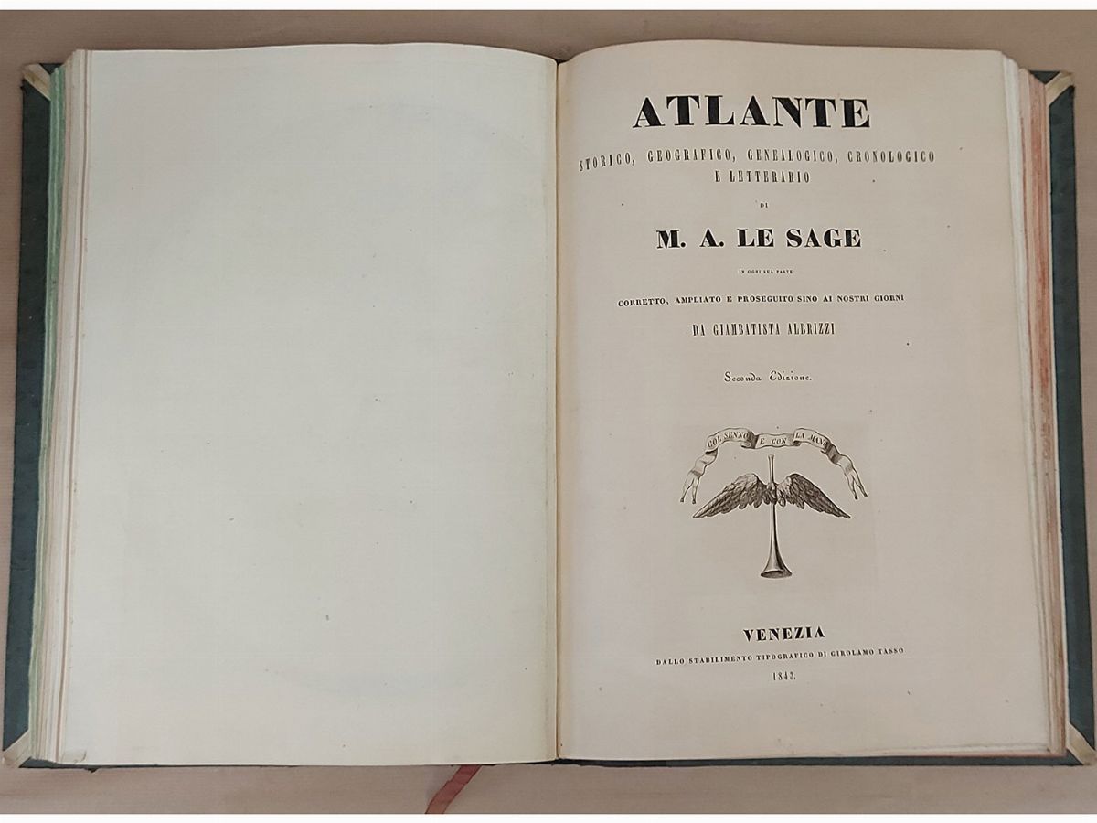 Marie Joseph Emmanuel Auguste Dieudonne De Las Casas A. le Sage - Atlante Storico, Geografico, Ge...