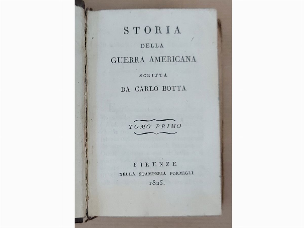 Carlo Botta - Storia della Guerra Americana