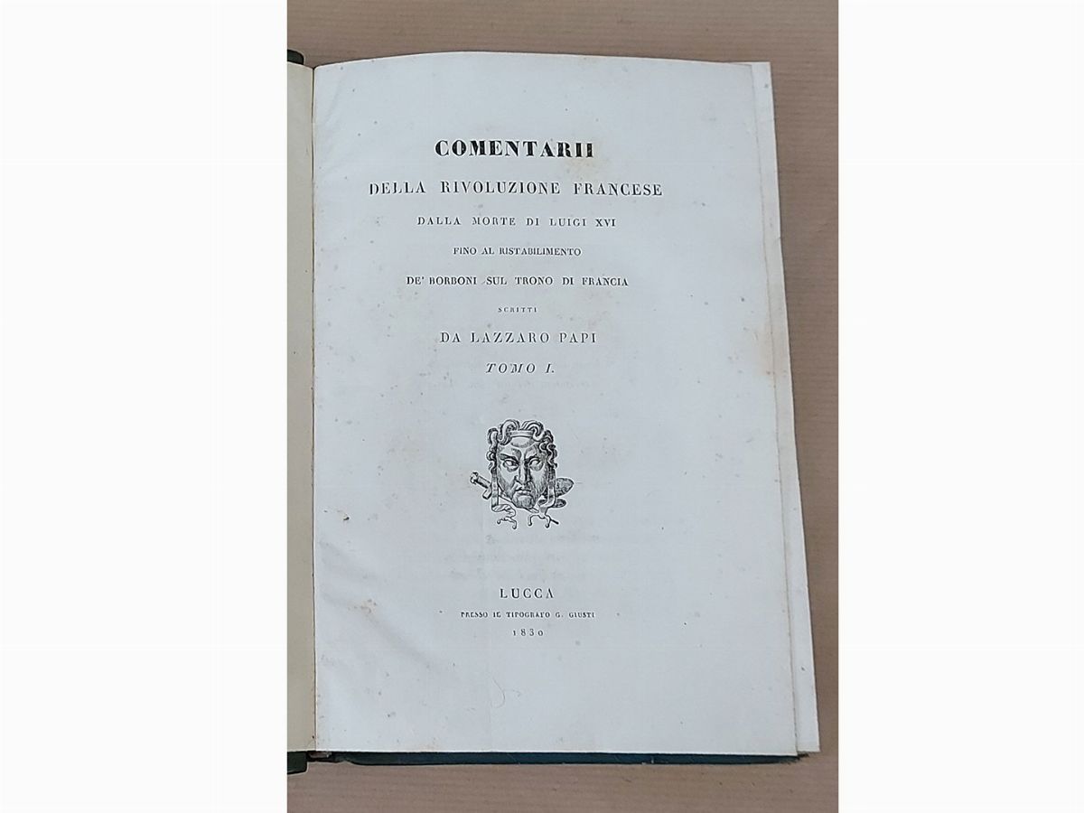 Lazzaro Papi - Comentarii della Rivoluzione Francese
