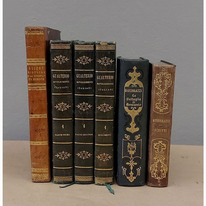 Lotto di Libri D'epoca di Argomento Storico-letterario