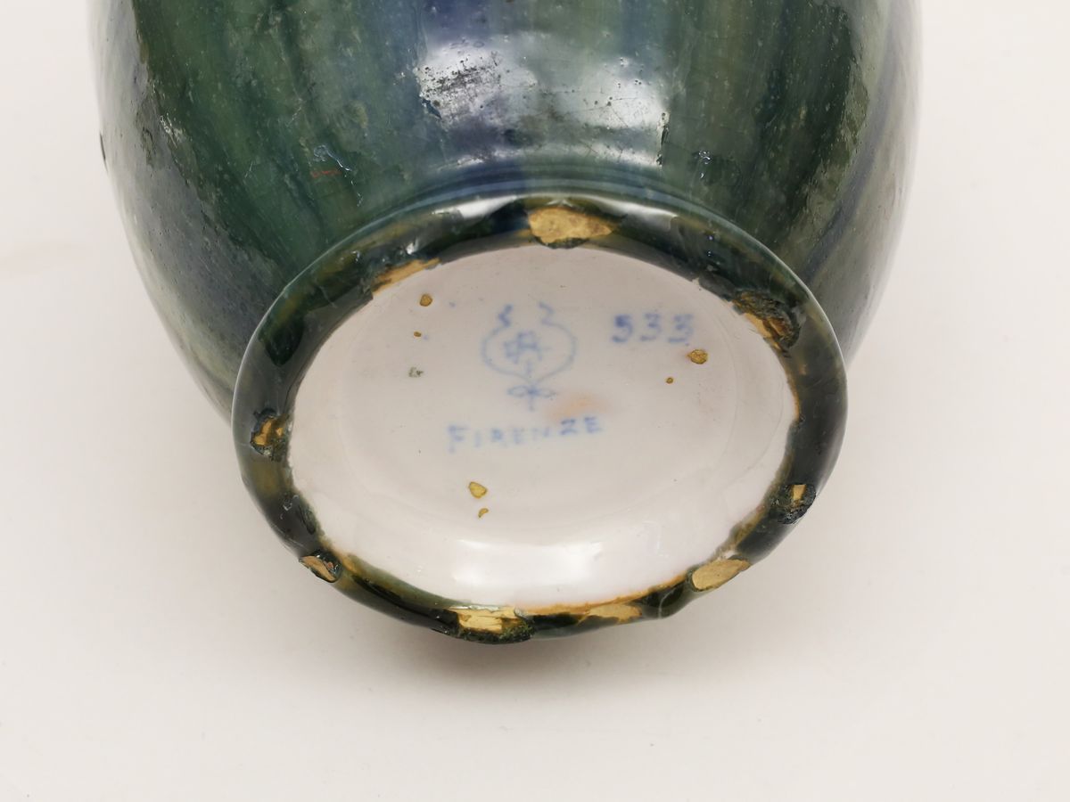 Galileo Chini - Vaso in Ceramica, Arte della Ceramica Firenze 1898-1902