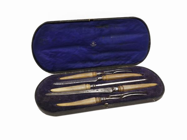 A Mappin & Webb cutlery set  (London, early 20th century)  - Auction Furniture and paintings from florentine apartment - Maison Bibelot - Casa d'Aste Firenze - Milano