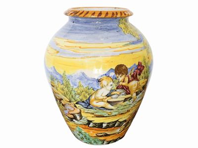 Vaso in Terracotta Smaltata