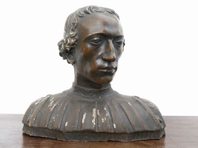 Busto in Terracotta Patinata