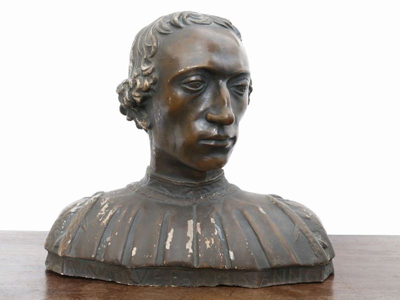 Busto in Terracotta Patinata