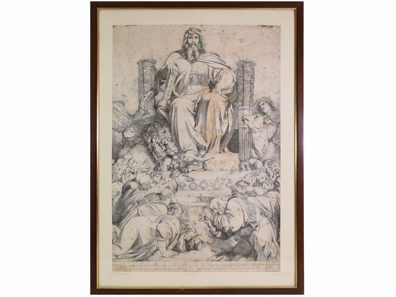 Luigi Sabatelli - Et Ecce Sedes Posita Erat in Coelo e Pier Capponi