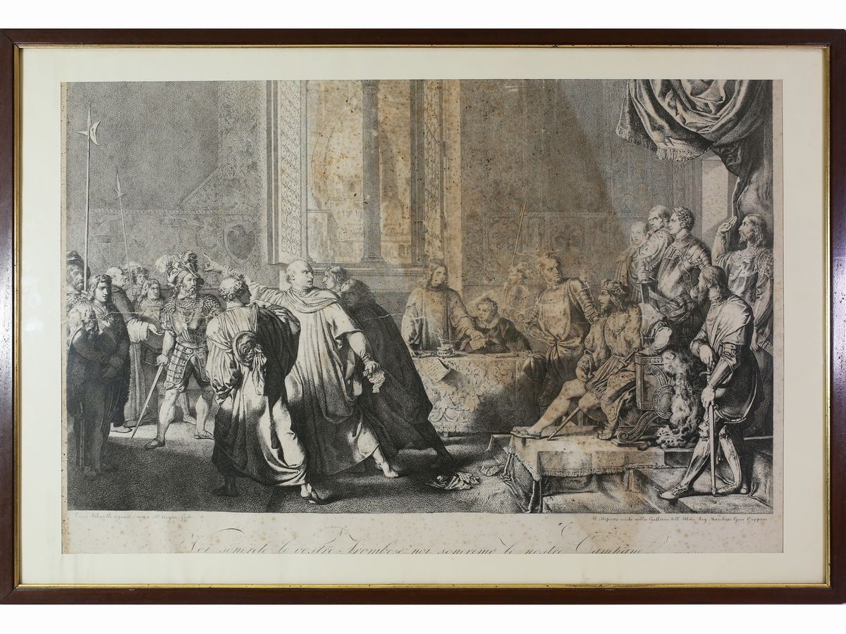 Luigi Sabatelli - Et Ecce Sedes Posita Erat in Coelo e Pier Capponi