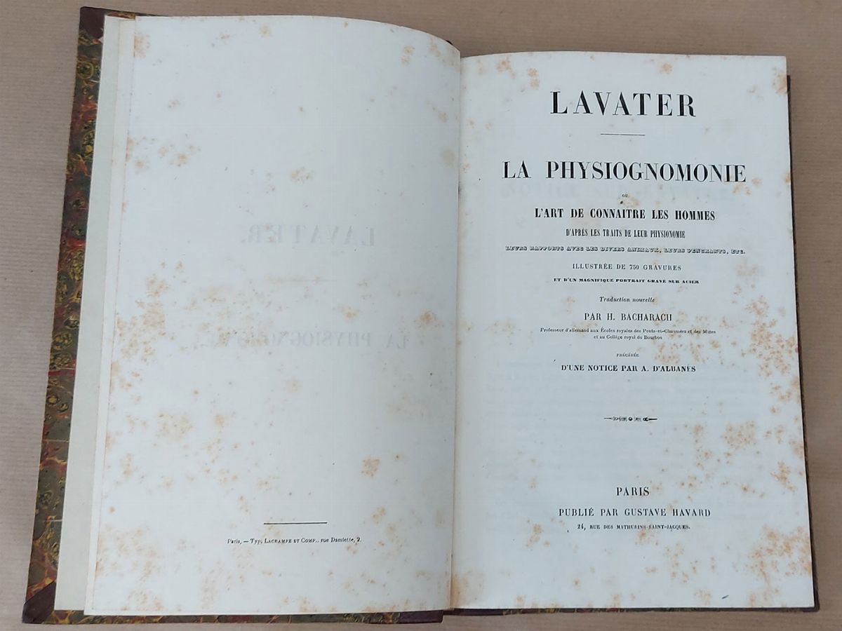 Johann Kaspar Lavater - La Physiognomonie