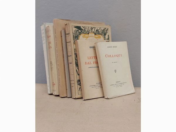Lotto di libri di narrativa  (XX secolo)  - Auction Art Books - Maison Bibelot - Casa d'Aste Firenze - Milano