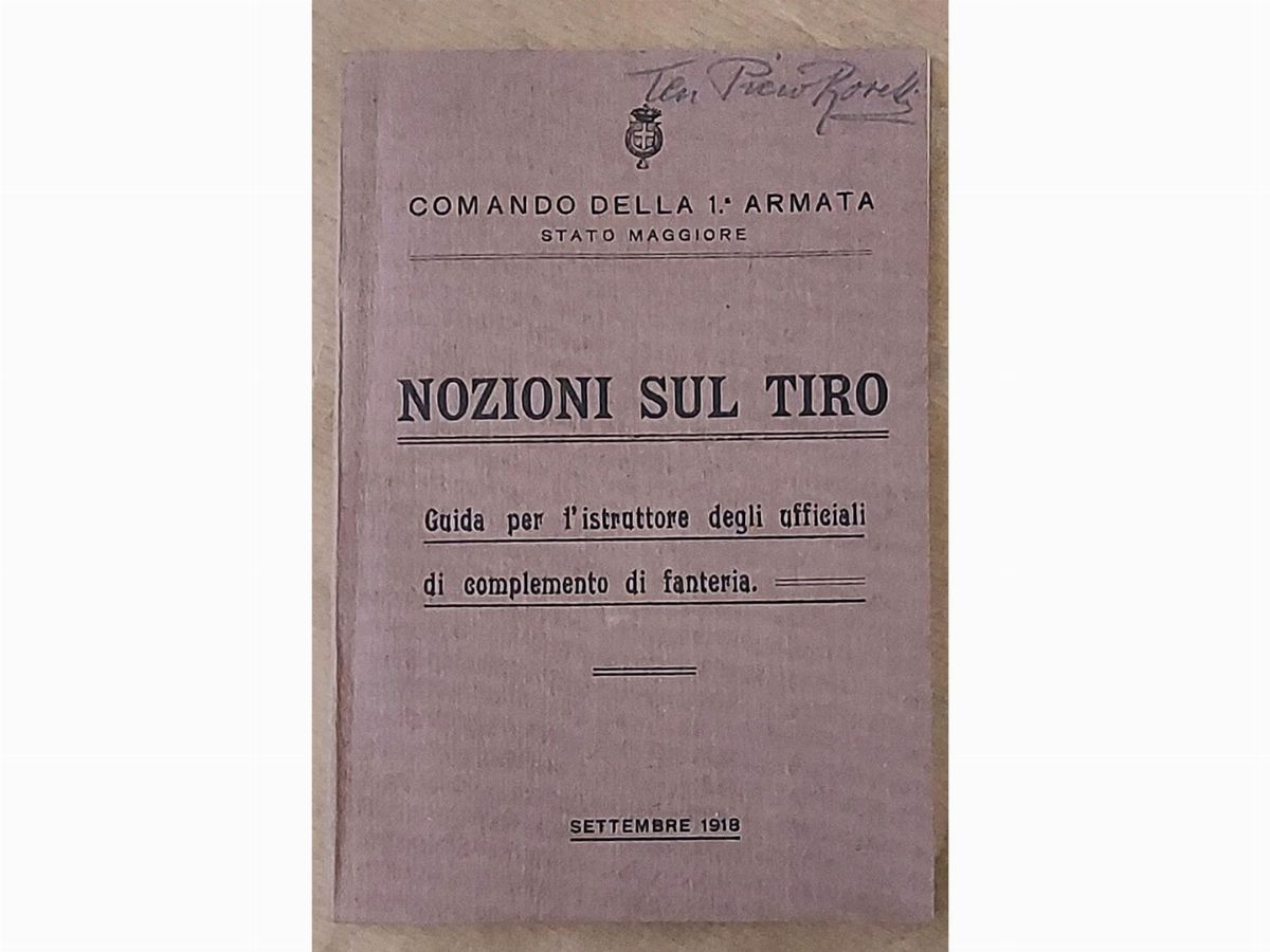 Lotto di Opuscoli Militari della Grande Guerra