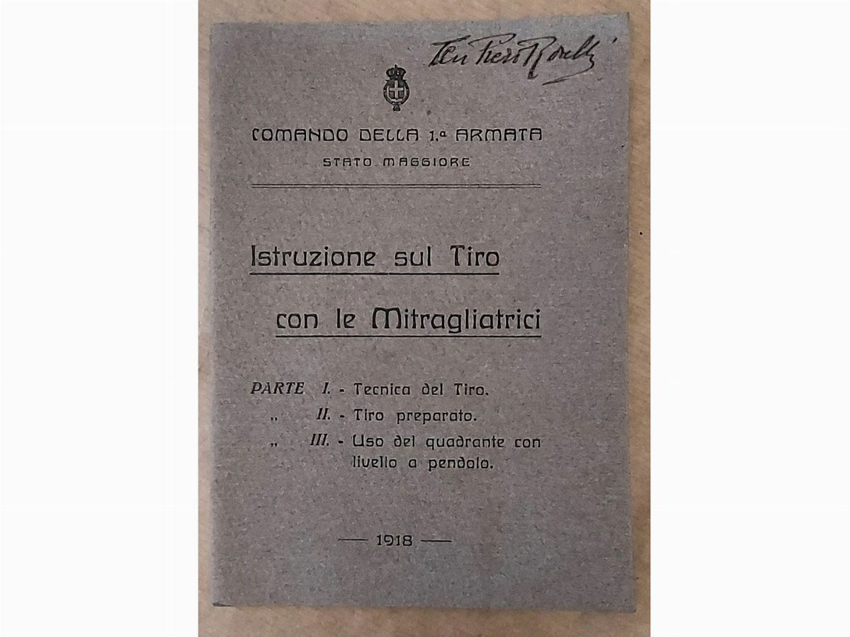 Lotto di Opuscoli Militari della Grande Guerra
