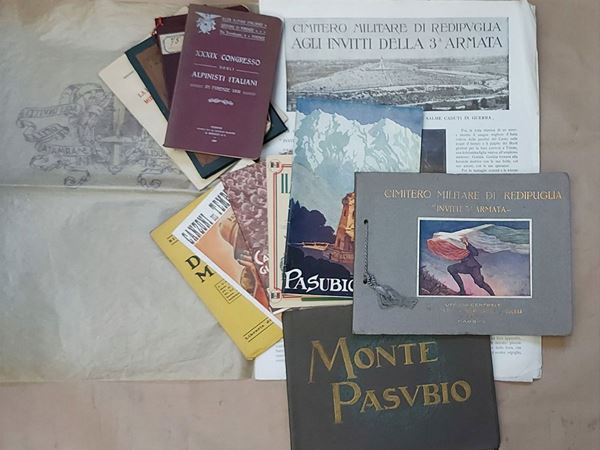 Lotto di opuscoli militari della Grande Guerra  (XX secolo)  - Auction Art Books - Maison Bibelot - Casa d'Aste Firenze - Milano