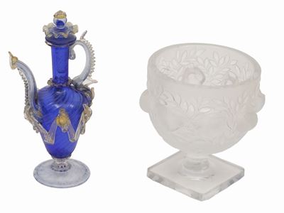 Coppa in Cristallo Lalique, Modello Elizabeth