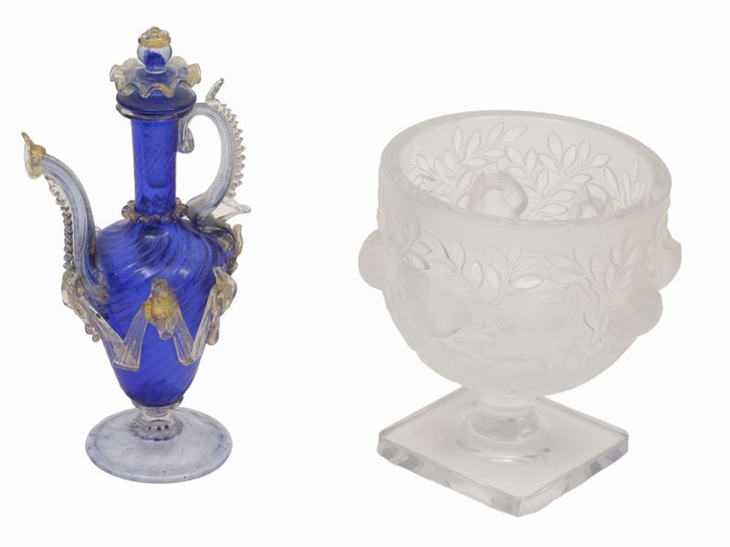 Coppa in Cristallo Lalique, Modello Elizabeth